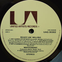 Load image into Gallery viewer, Whitesnake : Ready An' Willing (LP, Album)