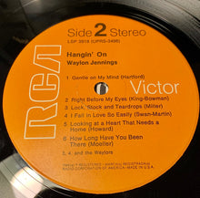 Load image into Gallery viewer, Waylon Jennings : Hangin' On (LP, Album, Roc)