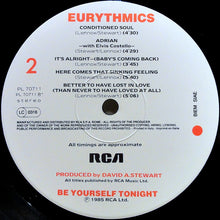 Load image into Gallery viewer, Eurythmics : Be Yourself Tonight (LP, Album)
