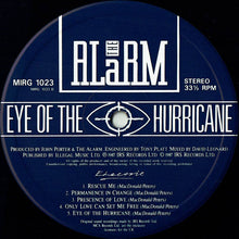 Load image into Gallery viewer, The Alarm : Eye Of The Hurricane (LP, Album)