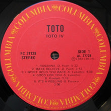 Load image into Gallery viewer, Toto : Toto IV (LP, Album)