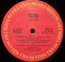 Load image into Gallery viewer, Toto : Toto IV (LP, Album)