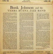 Load image into Gallery viewer, Bunk Johnson And The Yerba Buena Jazz Band : Spirituals And Jazz (10", Album)