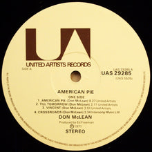Load image into Gallery viewer, Don McLean : American Pie (LP, Album)