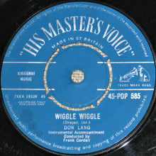 Load image into Gallery viewer, Don Lang : Wiggle Wiggle (7", Single)