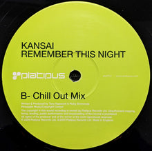 Load image into Gallery viewer, Kansai : Remember This Night (12", One)