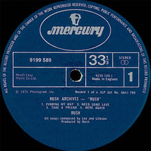 Load image into Gallery viewer, Rush : Archives (3xLP, Comp)