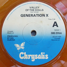Load image into Gallery viewer, Generation X (4) : Valley Of The Dolls (7", Single, Bro)