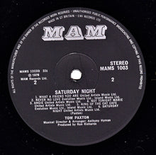 Load image into Gallery viewer, Tom Paxton : Saturday Night (LP, Album)