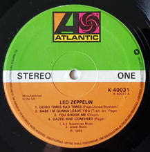 Load image into Gallery viewer, Led Zeppelin : Led Zeppelin (LP, Album, RE)