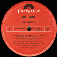 Load image into Gallery viewer, The Who : Face Dances (LP, Album)
