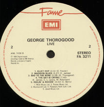 Load image into Gallery viewer, George Thorogood & The Destroyers : Live (LP, Album)