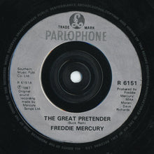 Load image into Gallery viewer, Freddie Mercury : The Great Pretender (7", Single, Sil)