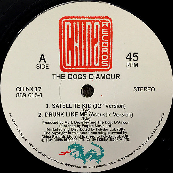 Buy The Dogs D'Amour : Satellite Kid (12