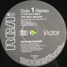 Load image into Gallery viewer, Graham Parker : The Real Macaw (LP, Album)