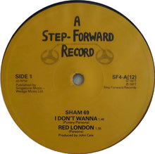 Load image into Gallery viewer, Sham 69 : I Don't Wanna (12", RE)