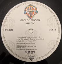 Load image into Gallery viewer, George Benson : Breezin' (LP, Album, RE)