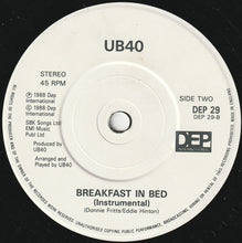 Load image into Gallery viewer, UB40 With Chrissie Hynde : Breakfast In Bed (7", Single, Pap)