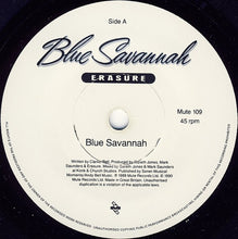 Load image into Gallery viewer, Erasure : Blue Savannah (7", Single, Sil)