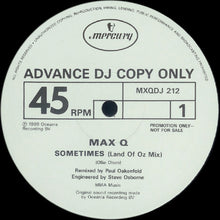 Load image into Gallery viewer, Max Q : Sometimes (12", Promo)