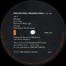 Load image into Gallery viewer, Orchestral Manoeuvres In The Dark : Orchestral Manoeuvres In The Dark (LP, Album, RE, RP)