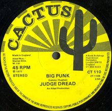 Load image into Gallery viewer, Judge Dread : Up With The Cock! (12")