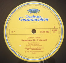 Load image into Gallery viewer, Gustav Mahler, Hanna Schwarz, Chicago Symphony Orchestra, Claudio Abbado : Symphonie No.5, Ruckert-Lieder (2xLP, Box)