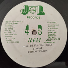 Load image into Gallery viewer, Delroy Wilson : Whats Going On / Love To See You Smile (12")