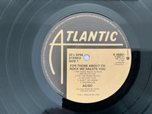 Load image into Gallery viewer, AC/DC : For Those About To Rock We Salute You (LP, Album, Gat)