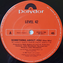 Load image into Gallery viewer, Level 42 : Something About You (Sisa Mix) (12")