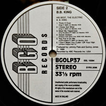 Load image into Gallery viewer, B.B. King : His Best - The Electric B.B. King (LP, Album, RE)