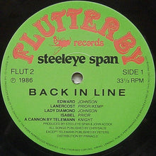 Load image into Gallery viewer, Steeleye Span : Back In Line (LP, Album)