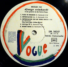 Load image into Gallery viewer, Django Reinhardt Et Le Quintette Du H.C.F* : Bruxelles 48 (LP, Album, RE)