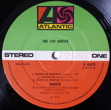 Load image into Gallery viewer, Badger (5) : One Live Badger (LP, Gat)