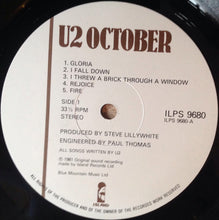 Load image into Gallery viewer, U2 : October (LP, Album)
