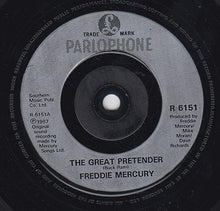 Load image into Gallery viewer, Freddie Mercury : The Great Pretender (7", Single, Sil)