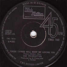 Load image into Gallery viewer, The Velvelettes : These Things Will Keep Me Loving You (7", Single, RE, Sol)
