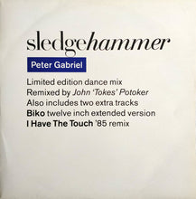 Load image into Gallery viewer, Peter Gabriel : Sledgehammer (Limited Edition Dance Mix) (12", Single, Ltd)