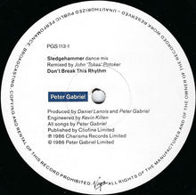 Load image into Gallery viewer, Peter Gabriel : Sledgehammer (Limited Edition Dance Mix) (12", Single, Ltd)