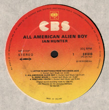 Load image into Gallery viewer, Ian Hunter : All American Alien Boy (LP, Album)