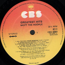 Load image into Gallery viewer, Mott The Hoople : Greatest Hits (LP, Comp, RE)
