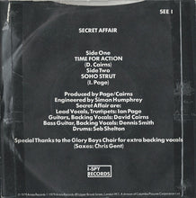 Load image into Gallery viewer, Secret Affair : Time For Action (7", Single, Inj)