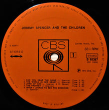 Load image into Gallery viewer, Jeremy Spencer And The Children : Jeremy Spencer And The Children (LP)
