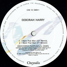 Load image into Gallery viewer, Deborah Harry : I Want That Man (12", Single)