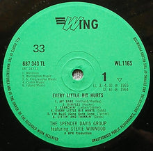 Load image into Gallery viewer, The Spencer Davis Group Featuring Steve Winwood : Every Little Bit Hurts (LP, Album, RE)