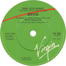 Load image into Gallery viewer, Devo : Girl You Want (7", Single)