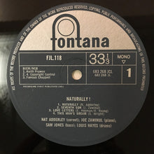 Load image into Gallery viewer, Nat Adderley : Naturally! (LP, Album, Mono, RE)