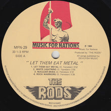 Load image into Gallery viewer, The Rods : Let Them Eat Metal (LP, Album)