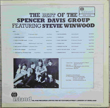 Load image into Gallery viewer, The Spencer Davis Group Featuring Stevie Winwood* : The Best Of The Spencer Davis Group Featuring Stevie Winwood (LP, Comp, Mono)