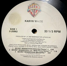 Load image into Gallery viewer, Karyn White : Secret Rendezvous (12", Maxi, All)